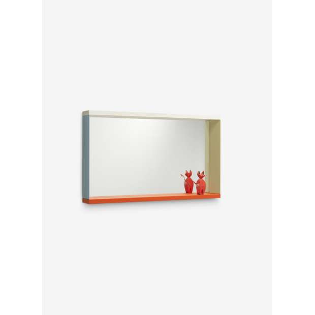 Colour Frame Miroir - Medium - Blue/Orange - Vitra - Julie Richoz - Objects décoratives - Furniture by Designcollectors