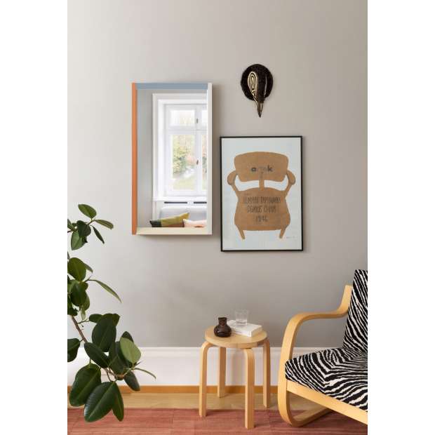 Colour Frame Miroir - Medium - Blue/Orange - Vitra - Julie Richoz - Objects décoratives - Furniture by Designcollectors