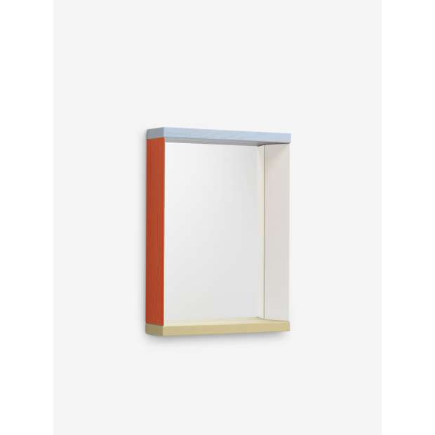 Colour Frame Spiegel - Small - Blauw/Oranje - Vitra - Julie Richoz - Decoratieve objecten - Furniture by Designcollectors