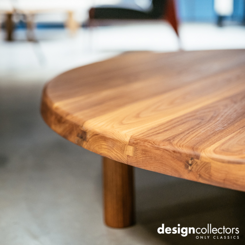 T02N Coffee table round (128 cm) - Elmwood - Furniture by Designcollectors