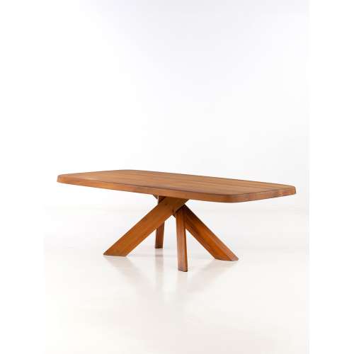 T35D Table (226 cm) 12 couverts - Pierre Chapo - Pierre Chapo - Tables - Furniture by Designcollectors