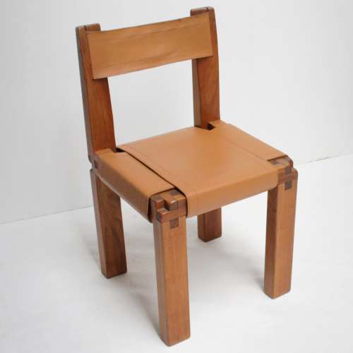 S11 Chaise Cuir Tendu - X London - Pierre Chapo - Pierre Chapo - Chaises - Furniture by Designcollectors