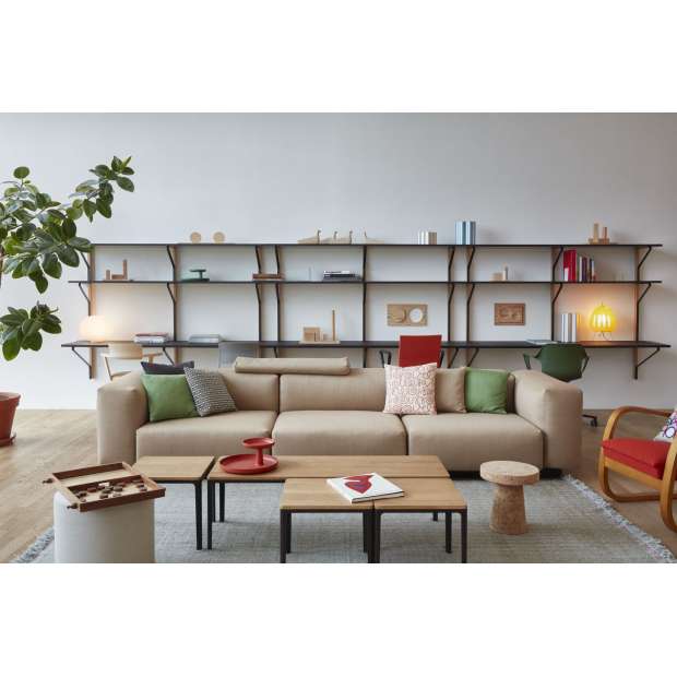 Soft Modular Sofa Driezitsbank - Iroko 2, Cream - Vitra - Jasper Morrison - Sofa’s en slaapbanken - Furniture by Designcollectors
