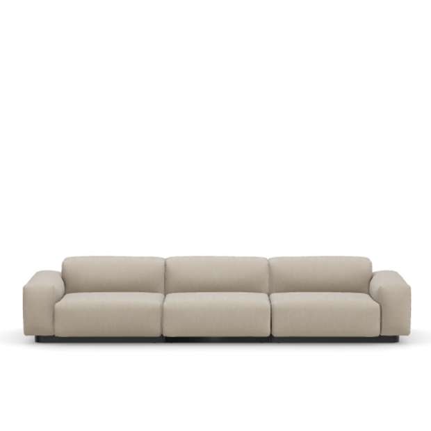 Soft Modular Sofa Three-seater - Iroko 2, Cream - Vitra - Jasper Morrison - Sofas & Daybeds - Furniture by Designcollectors