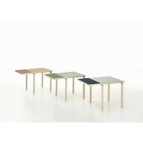 DL81C Foldable Table, Clay/Walnut, Special Edition - Artek - Alvar Aalto - Tables & Desks - Furniture by Designcollectors
