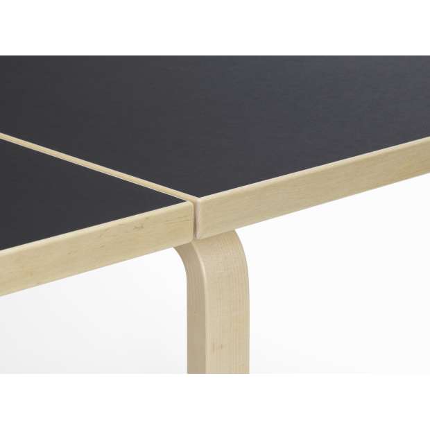 DL81C Foldable Table, Black Linoleum - Artek - Alvar Aalto - Tables & Desks - Furniture by Designcollectors
