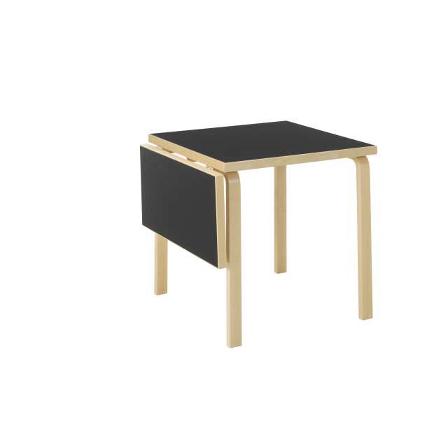 DL81C Table Pliante, Black Linoleum - Artek - Alvar Aalto - Tables & Bureaux - Furniture by Designcollectors
