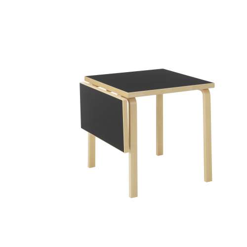 DL81C Foldable Table, Black Linoleum - Artek - Alvar Aalto - Tables & Desks - Furniture by Designcollectors