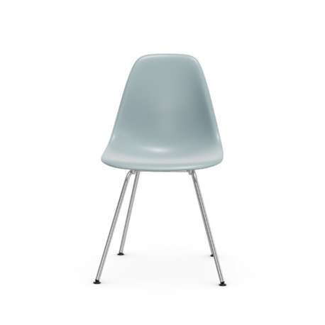 Eames Plastic Chair DSX without upholstery - Ice Grey RE - Chrome Base - Vitra - Furniture by Designcollectors