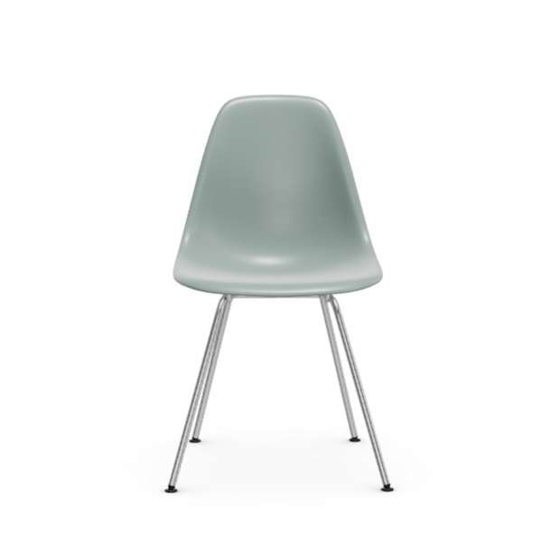 Eames Plastic Chair DSX Stoel zonder bekleding - Licht Grijs RE - onderstel in chroom - Vitra - Charles & Ray Eames - Stoelen - Furniture by Designcollectors