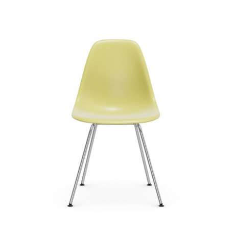 Eames Plastic Chair DSX Chaise sans revêtement - Citron RE - Chrome - Vitra - Furniture by Designcollectors