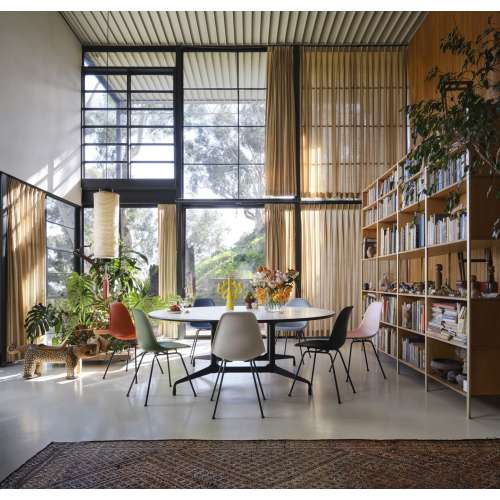 Eames Plastic Chair DSX without upholstery - Cotton White RE - Chrome Base - Vitra - Charles & Ray Eames - Chairs - Furniture by Designcollectors