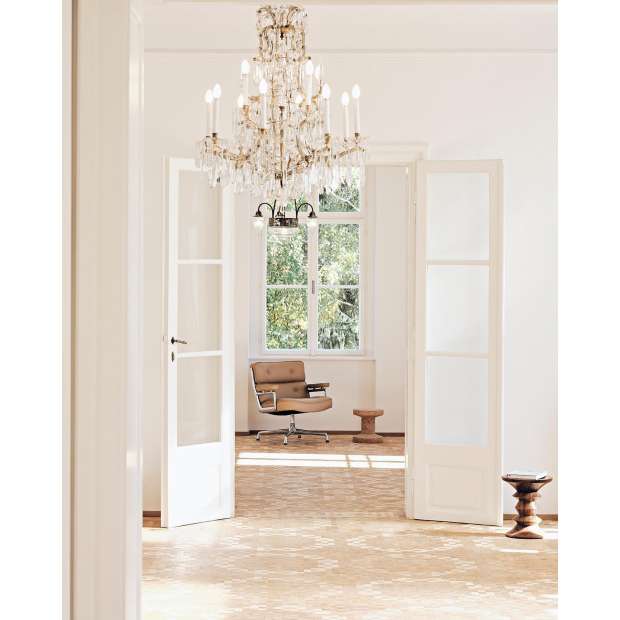 Lobby Chair ES 105 - chroom - leder premiuml F - jade - Vitra - Charles & Ray Eames - Home - Furniture by Designcollectors