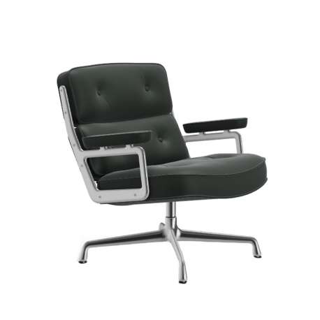Lobby Chair ES 105 chrome - leather premium F - Jade - Vitra - Furniture by Designcollectors