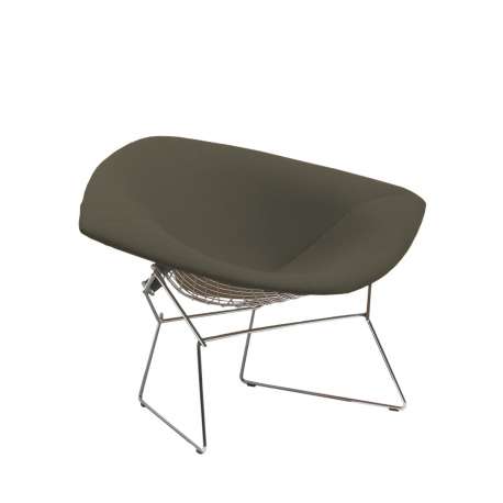Bertoia Large Diamond Armchair, Chrome, Velvet K784/49 Sage - Knoll - Harry Bertoia - Lounge Chairs & Club Chairs - Furniture by Designcollectors