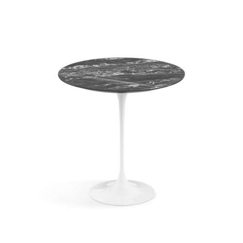 Saarinen Low Round Tulip Table, Grigio Carnico Marble (H51, D51) - Knoll - Eero Saarinen - Tafels - Furniture by Designcollectors