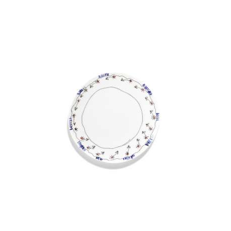 Breakfast Plate - Anemone Milk Midnight Flowers - Small (2 pieces) - Marni - Furniture by Designcollectors