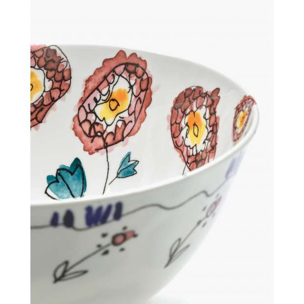Bowl - Anemone Milk Midnight Flowers - Small (2 pieces) - Marni - Francesco Risso - Kitchen & Table - Furniture by Designcollectors