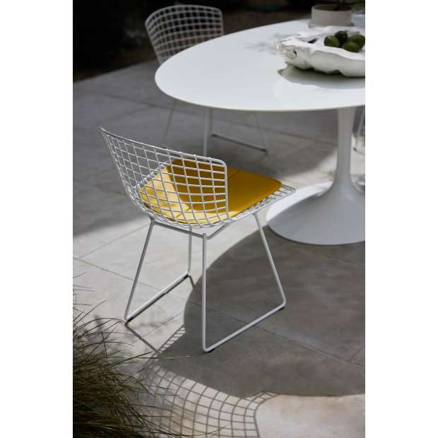 Bertoia Side Chair, White rilsan (exterieur) - Knoll - Harry Bertoia - Outdoor Dining - Furniture by Designcollectors