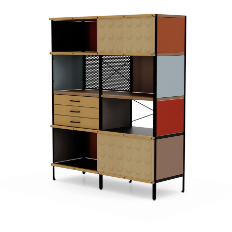 Eames storage unit, ESU Bookcase 4 H - Vitra - Charles & Ray Eames - Furniture by Designcollectors