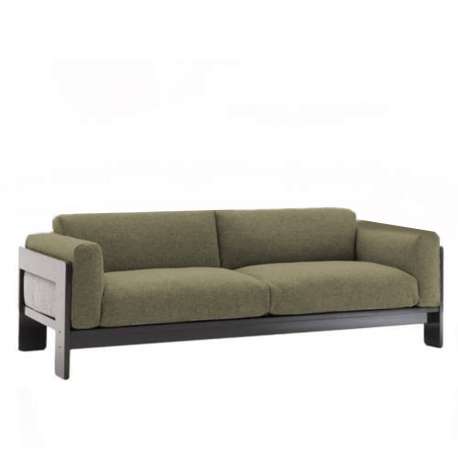 Bastiano Sofa, three seat, ebonize ash, Tosca Moss (220 cm) - Knoll - Tobia Scarpa - Sofas & Daybeds - Furniture by Designcollectors