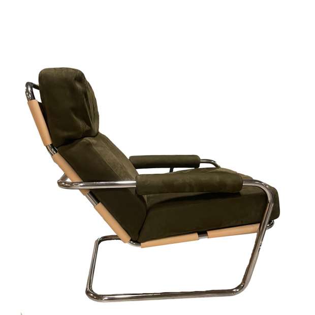 601 Mr Oberman, Chrome frame, Colorado Green - Gelderland - Jan des Bouvrie - Lounge Chairs & Club Chairs - Furniture by Designcollectors