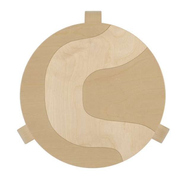 Stool 60 (3 Legs) - Artek + Marimekko, Seireeni - Artek - Alvar Aalto - Zitbanken en krukjes - Furniture by Designcollectors