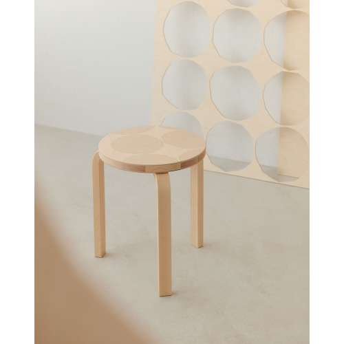 Stool 60 (3 Legs) - Artek + Marimekko, Lokki - Artek - Alvar Aalto - Stools & Benches - Furniture by Designcollectors
