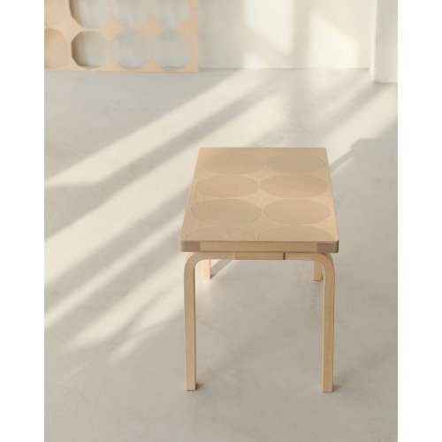 Aalto bench 153B, Artek + Marimekko, Seireeni - Artek - Alvar Aalto - Zitbanken en krukjes - Furniture by Designcollectors