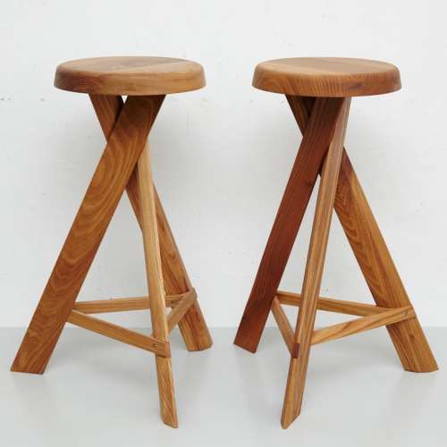 S31C Stool - Pierre Chapo - Pierre Chapo - Chairs - Furniture by Designcollectors
