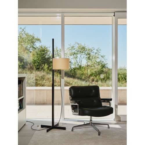 TMM Floor Lamp, Black Oak, Beige - Santa & Cole - Miguel Milá - Lampes sur Pied - Furniture by Designcollectors