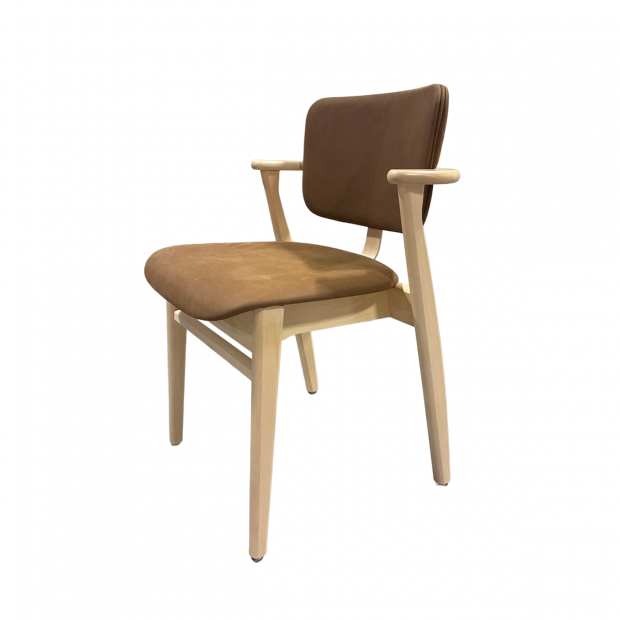 Domus Chair - Birch - Terra Umber leather - Artek - Ilmari Tapiovaara - Chairs - Furniture by Designcollectors