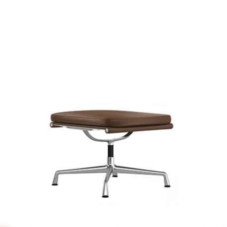 Soft Pad Group EA 223 Repose-pieds - Leather - Chestnut/brown - Vitra - Furniture by Designcollectors