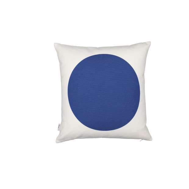 Pillow: Rectangles/Circle, red/blue - Vitra - Alexander Girard - Textiel - Furniture by Designcollectors