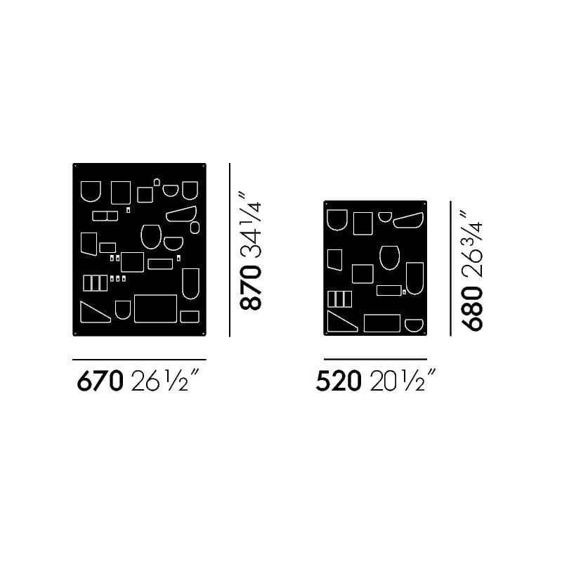 dimensions Uten.SIlo I Noir - vitra - Dorothee Becker - Weekend 17-06-2022 15% - Furniture by Designcollectors