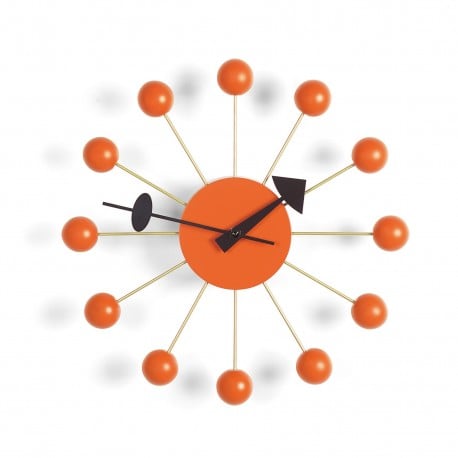 Ball Clock - Orange - Vitra - George Nelson - Furniture by Designcollectors