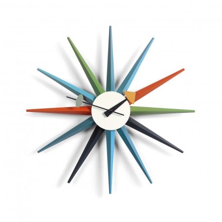 Nelson Sunburst Horloge Multicolore - vitra - George Nelson - Accueil - Furniture by Designcollectors