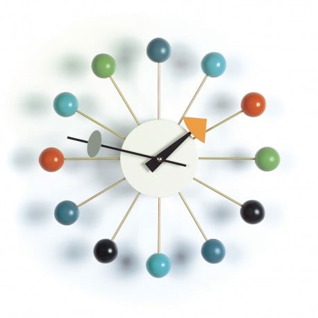 Ball Clock - Multicolor - Vitra - George Nelson - Furniture by Designcollectors